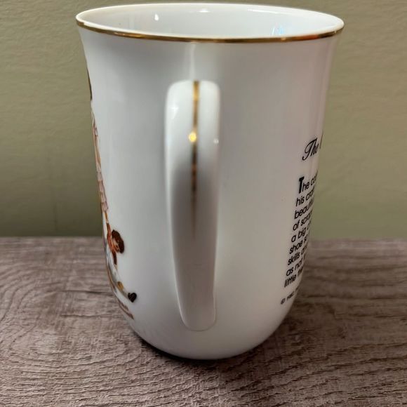 Norman Rockwell Museum "The Cobbler" Authentic Cup. Vintage 1982 - Picture 3 of 5